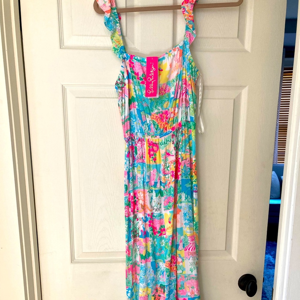 NWT Lilly Pulitzer MIDI Christa Dress Size Small S